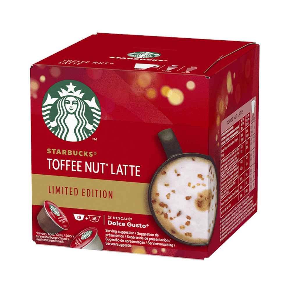 Starbucks® Toffee Nut Latte By Nescafe® Dolce Gusto (12 Capsules Per Box)