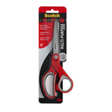 3M Scotch Multi-Purpose Stainless Steel Home & Office Soft Rubber Grip Scissors