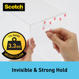 3M Scotch Clear Double-Sided Permanent Mounting Multipurpose Function & Usage Acrylic Foam Tape (19mm X 1.5m) (1 Roll)