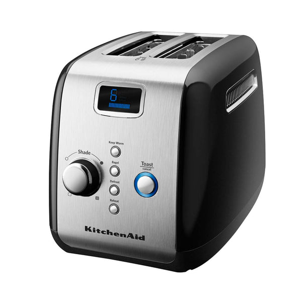 Electric Toaster 2 Slice Toaster with One Touch Lift Lower and Digital Display