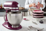 Artisan 4.8L Tilt Head Stand Mixer with Twin Bowls - Beetroot