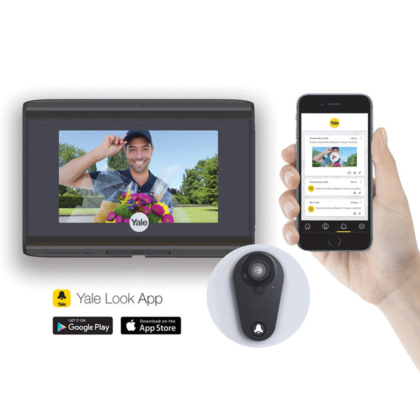 Look Digital Door Viewer Wi Fi Version Silver Visionary Solutions