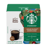 Starbucks® House Blend Americano By Nescafe® Dolce Gusto (12 Capsules Per Box)