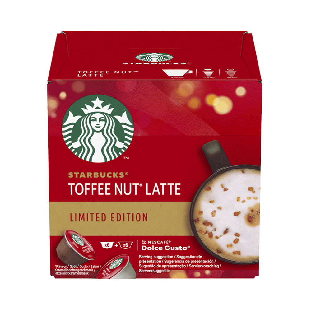 Starbucks® Toffee Nut Latte By Nescafe® Dolce Gusto (12 Capsules Per Box)