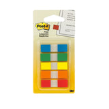 3M Post-it Colourful Rainbow Flags 0.47x1.7 [25s x 5 Colours] - Note Page Tagging Reminder Index File Tabs