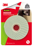 3M Scotch Indoor Permanent Mounting Multipurpose Indoor Usage Double-sided Acrylic Foam Tape (24mm X 5m) (1 Roll)