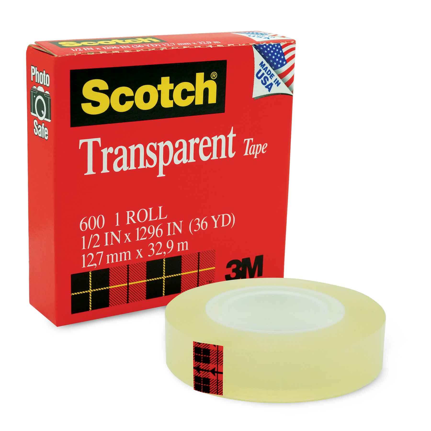 3M Scotch Transparent Tape (12.7mm x 32.9m) – Visionary Solutions Sdn Bhd