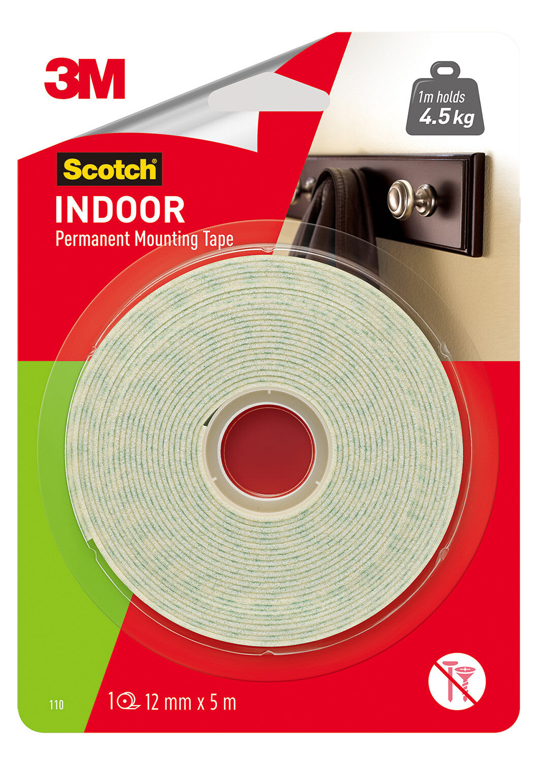 3M | Scotch™️ Indoor Permanent Mounting Tape 12mm x 5mm