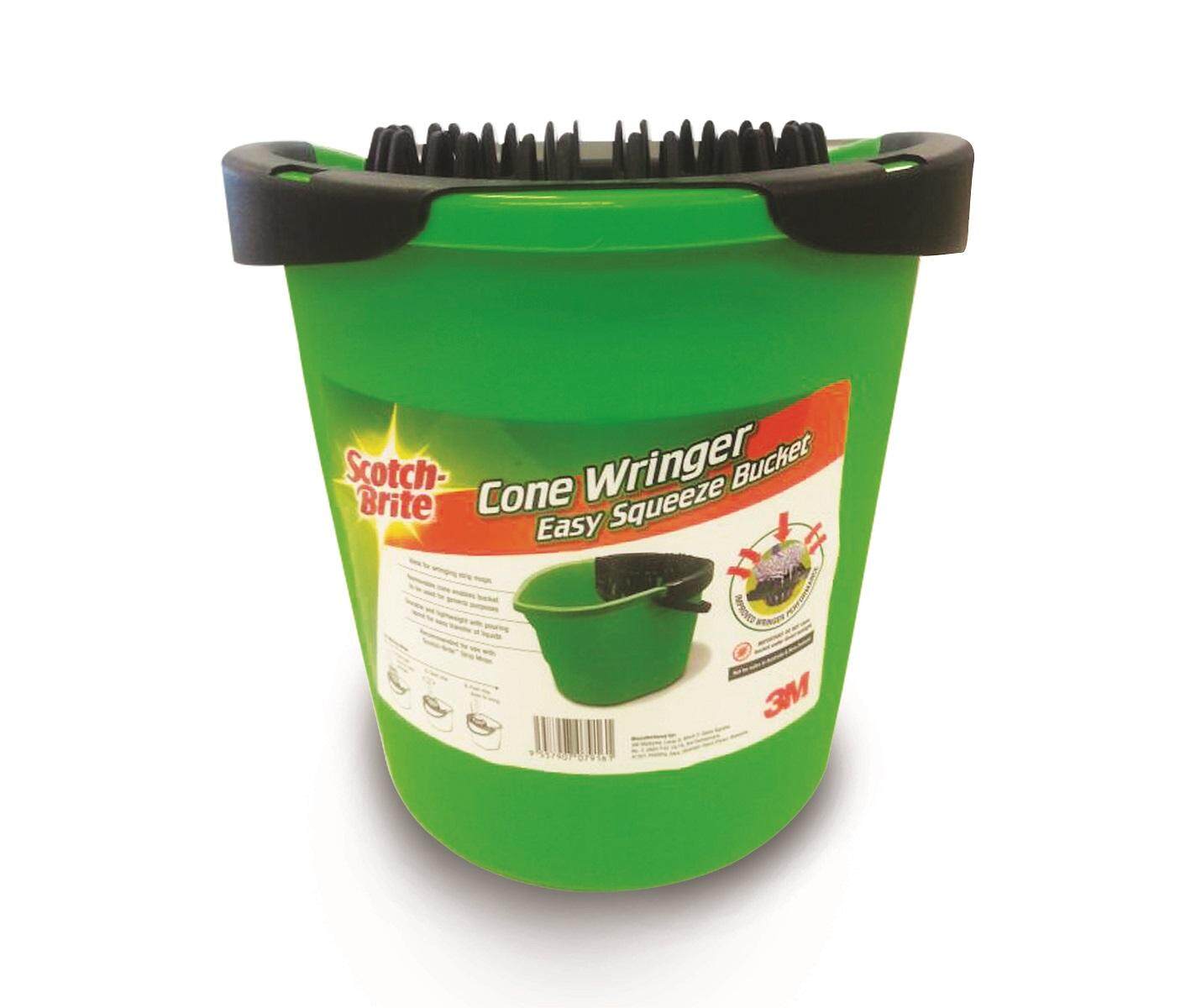 3M Scotch Brite Cone Wringer Easy Squeeze Bucket (1 Pc/Pack)