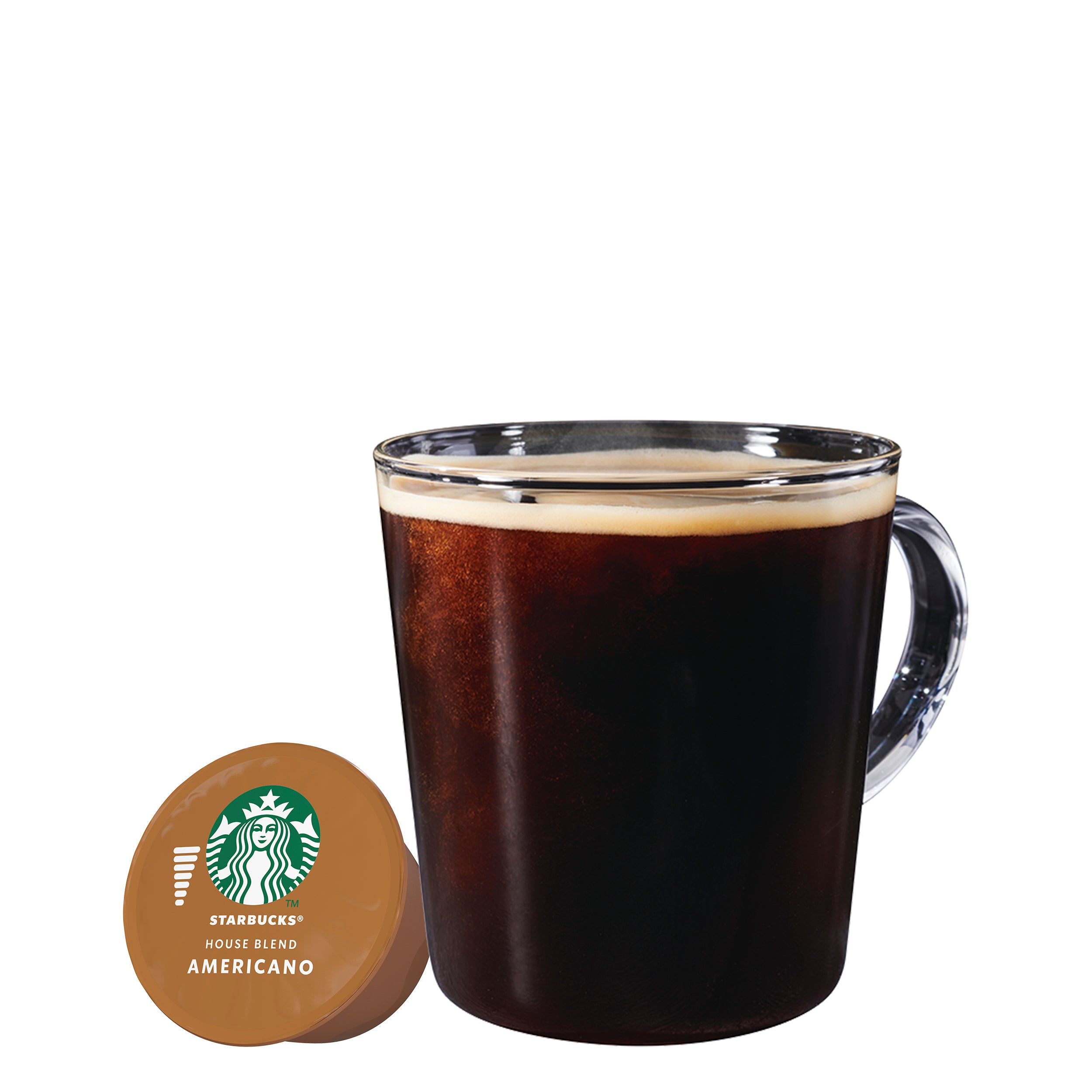 Starbucks® House Blend Americano By Nescafe® Dolce Gusto (12 Capsules Per Box)