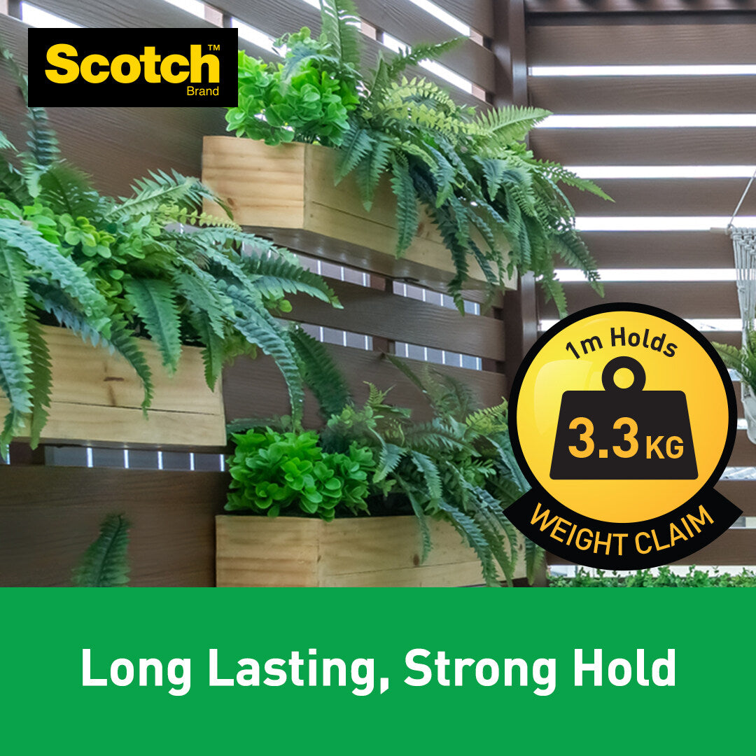 3M Scotch Outdoor Double-Sided Permanent Mounting Multipurpose Function & Usage Acrylic Foam Tape (19mm X 4m) (1 Roll)