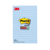 3M Post-it Super Sticky Lined Notes [90s/pad] - Blue