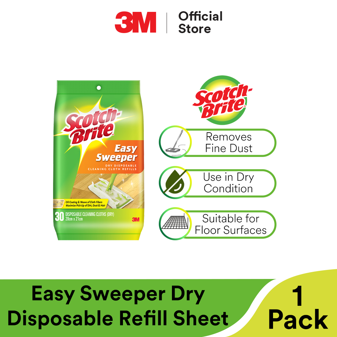 3M | Scotch Brite (30 Sheets) Dry Disposable Refill Sheet