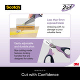 3M Scotch Stainless Steel Unboxing Scissors