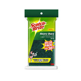 3M Scotch Brite Heavy Duty Scouring Pad - Multipurpose Cleaning Scrub Pad (5 Pcs/Pack)