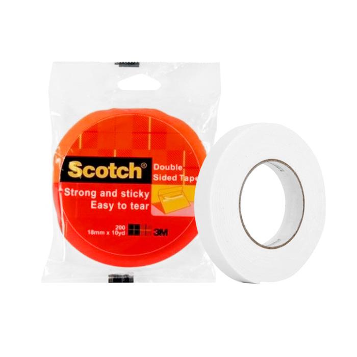 3M Scotch Double-Sided Adhesive Tape (18mm x 10 Yards)