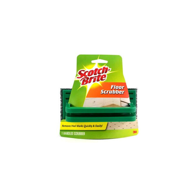 3M Scotch Brite Floor Scrub Pad with Handle - Multipurpose Household Scratch Resistant Floor Cleaning Scrub (1 Pc/Pack)