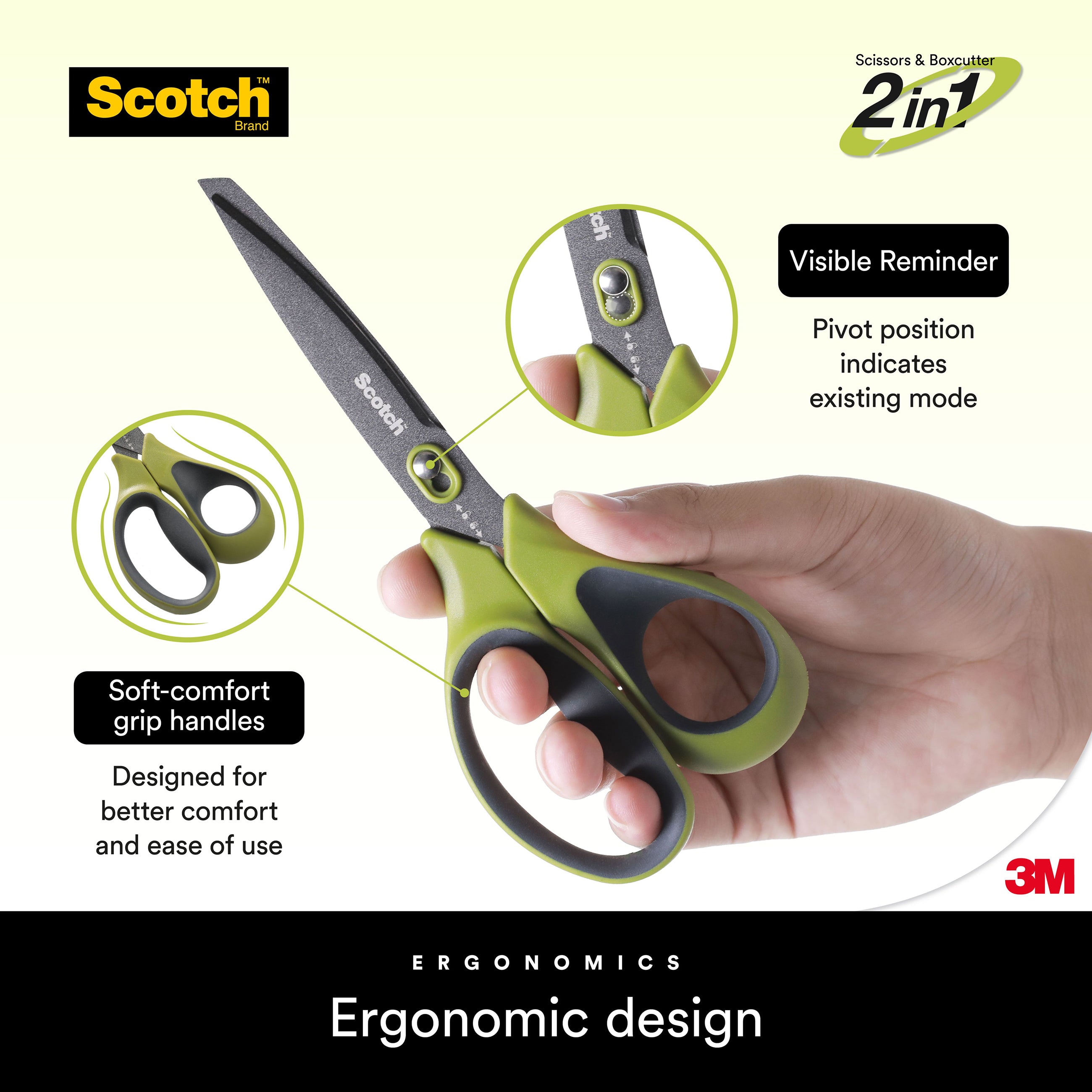 3M Scotch Non-Stick Unboxing Scissors