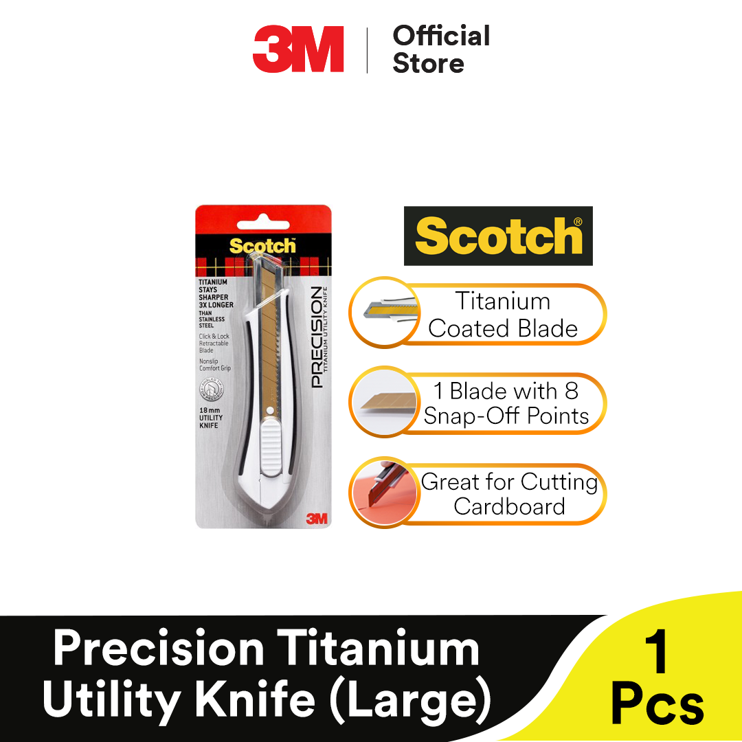 3M | Scotch Large Precision Titanium Utility Knife